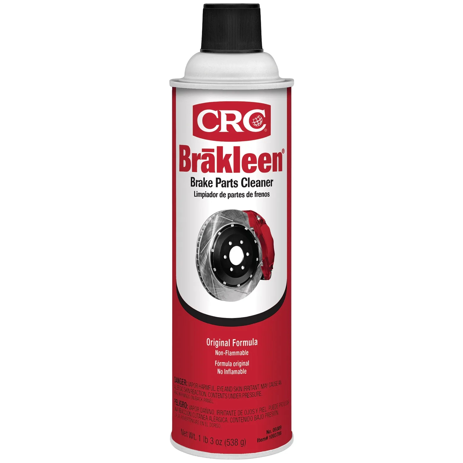 CRC Brakleen® Brake Parts Cleaner – Fast Drying Automotive Degreaser Aerosol (500 ml / 600 ml / 750 ml)