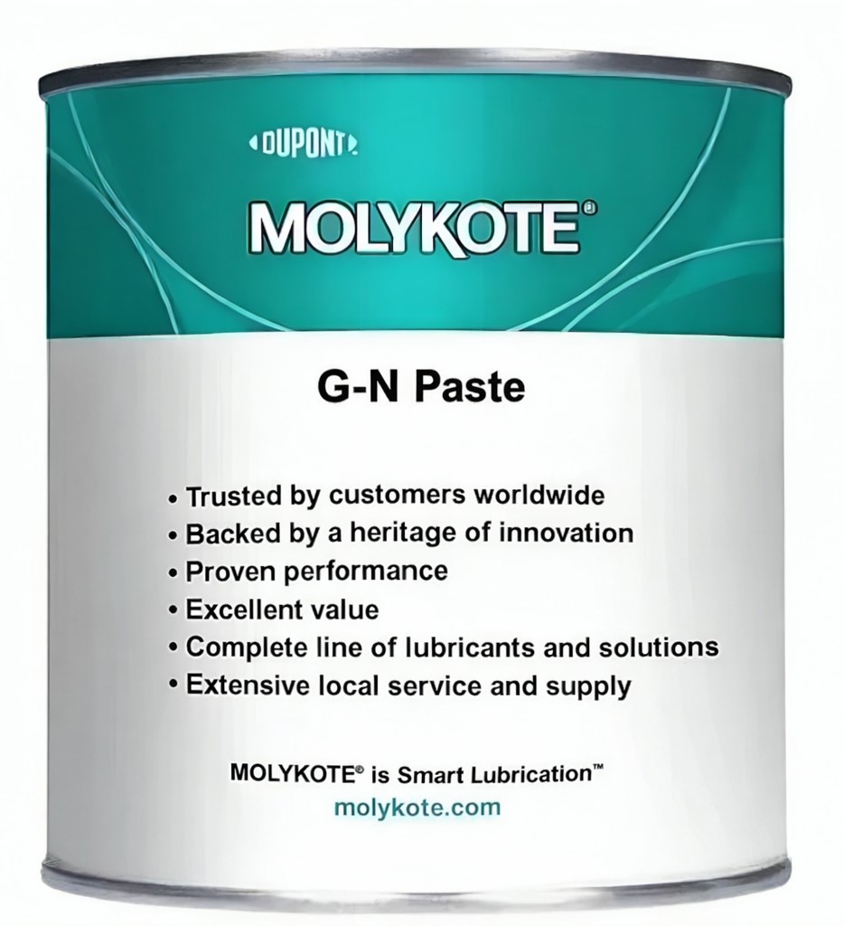 MOLYKOTE® G-n Metal Assembly Paste – Extreme Pressure Anti-Seize and Running-In Lubricant (Paste / Spray) 1kg can