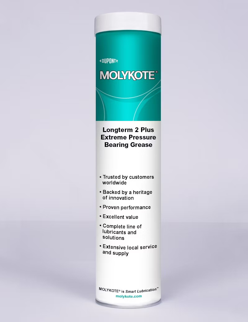 MOLYKOTE® Longterm 2 Plus Extreme Pressure Bearing Grease – High Load Industrial EP Lubricant 5kg