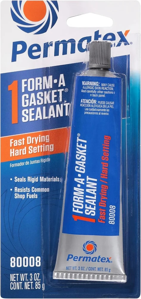 Permatex® Form-A-Gasket® No. 1 Hard-Setting Gasket Sealant – P/N 80008 (1BR, 3oz Tube)