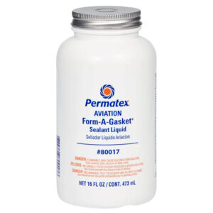 Permatex® Aviation Form-A-Gasket® No. 3 Sealant – P/N 80017 (3D, 16 oz Bottle)