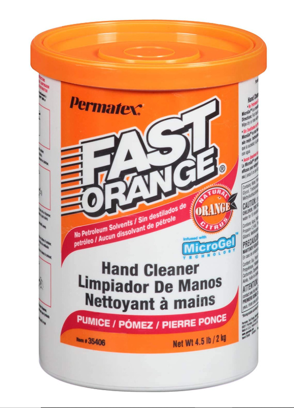 Permatex® Fast Orange® Fine Pumice Cream Hand Cleaner – P/N 35406 (4.5 lb Container)